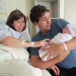 Permalink to Joy for Boston bombing survivor as he welcomes ‘happy and healthy’ baby Jeff Baumann, Erin Hurley and their daughter Nora