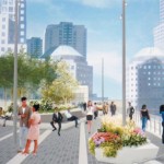 Permalink to Liberty Park, New Downtown Green Space, Coming Next Year Liberty Park will have seating, trees, plantings and an overlook on the northern side with a direct view of the National September 11 Memorial. Rendering: Port Authority of NY&NJ Photographed byThe Tribeca Trib