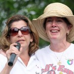 Permalink to Saluting a job well done after Staten Island’s final Jeff’s Run Marie Giordano with her friend Liz Morano at her side as she talks about her late husband, FF Jeff Giordano before she gives the start of Jeff's Run for the last time. (Staten Island Advance/Hilton Flores)