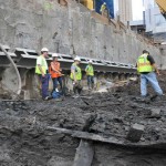 Permalink to Origins of Mysterious World Trade Center Ship Revealed The ship is excavated from the World Trade Center site. Photo courtesy of Lower Manhattan Development Corporation, via Columbia University