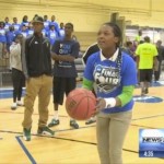 Permalink to Father honors late son with gift to Final Four city A student uses the newly refurbished Exline Recreation Center in South Dallas. Photo: WFAA