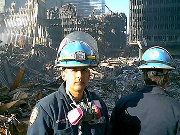  In this photo, taken a few weeks after 9/11, NYPD Detective Amadeo Pulley is shown working as a member of an arson and explosive squad. Amadeo Pulley 
