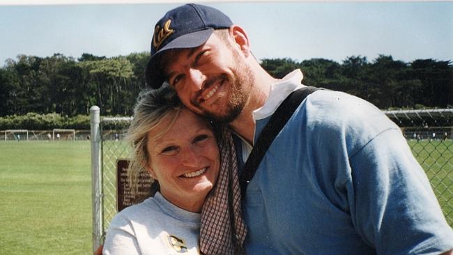 Mark Bingham, and his mum Alice Hoagland. Pics supplied by ABC Source: Supplied