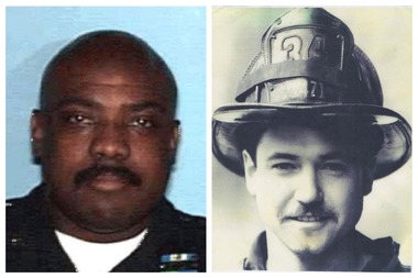 PAPD Police Officer Bruce Reynolds and Firefighter John Sullivan Photo DNA Info