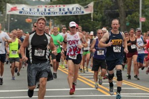 The start of the 37th Marty and Tom Celic 4-Mile Run at Clove Lakes Park, Aug. 31, 2013. (Staten Island Advance /Derek Alvez).