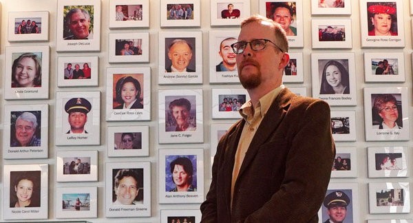 Gordon W. Felt, whose brother was among those killed on September 11, 2001, in the new visitor center. Nicole Bengiveno The New York Times