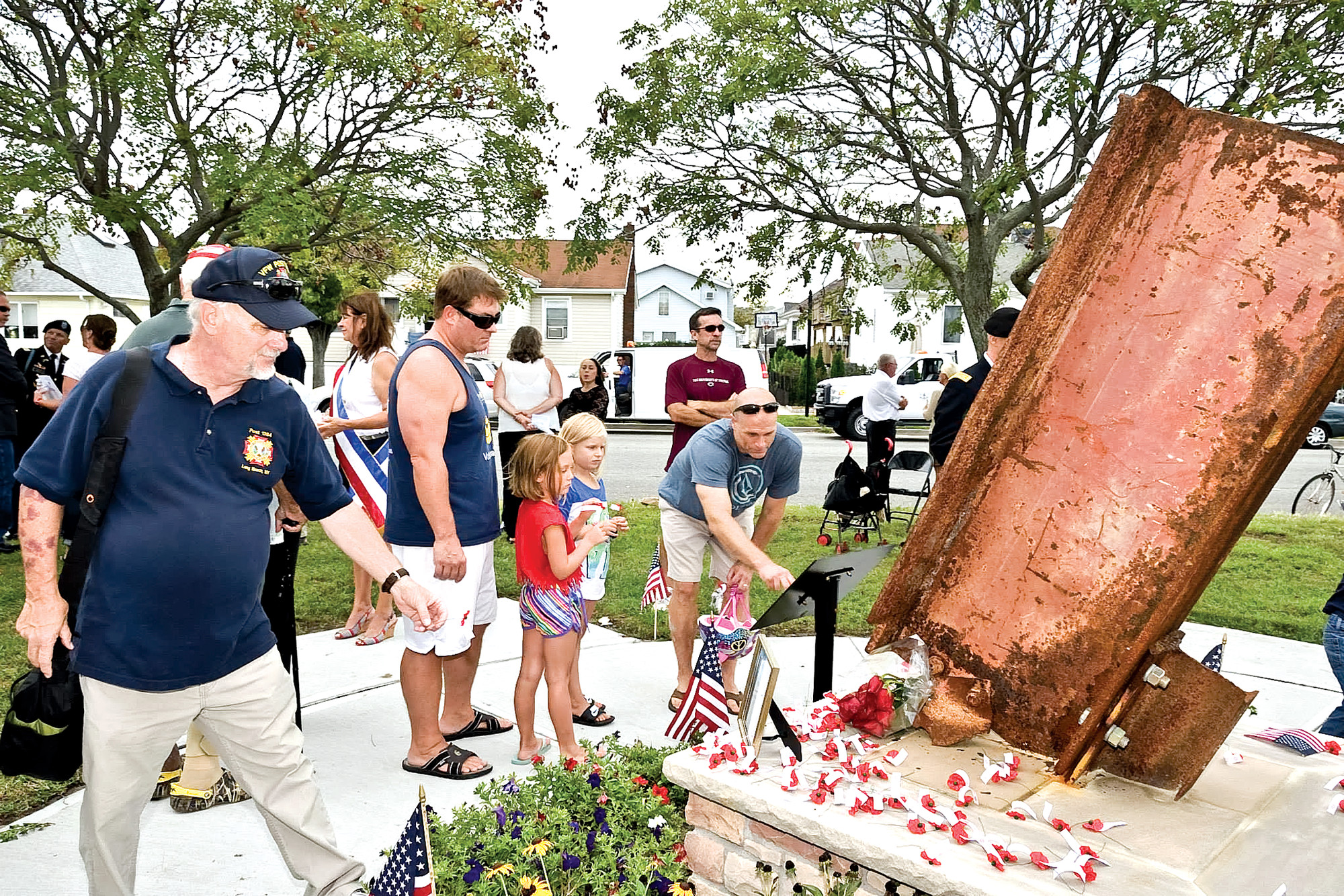Dedication of Long Beach 9/11 memorial Photo Long Island Herald