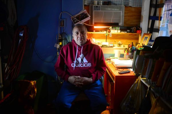 Marcos Segura worked for three days after the attacks helping with asbestos removal. Photo credit: Newsday / Alejandra Villa 