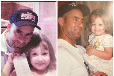 Michael Boyle, a city firefighter who died on 9/11, and his niece, Amanda. Mary Lynch