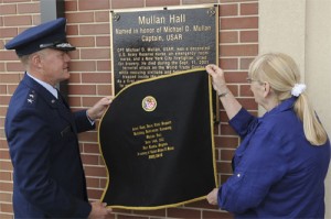 Terry dedicating Michael's building
