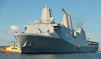 The USS New York arrived at Mayport Naval Station, the new home port for the state of the art amphibious transport dock that is part of an amphibious readiness group to be stationed in Jacksonville. Bob.Self@jacksonville.com