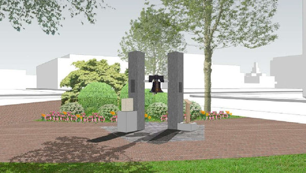 An artist's rendering shows the proposed memorial. (Phila911 Inc.)
