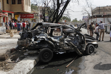 A wave of bombings tore through Baghdad on Tuesday, killing and wounding scores of people, police said, highlighting increasing sectarian tensions on the eve of the 10th anniversary of the U.S.-led war. Associated Press