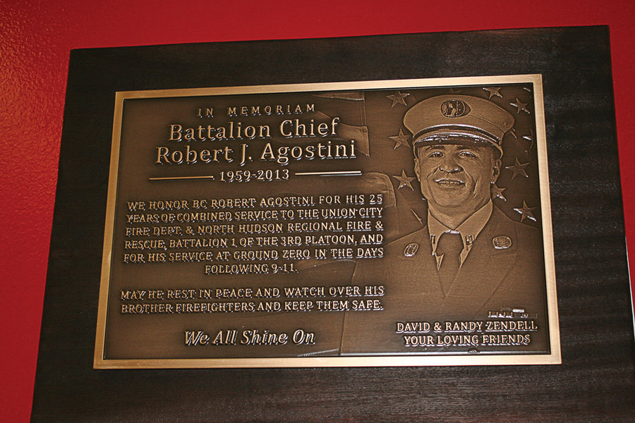 plaque to NJ FF