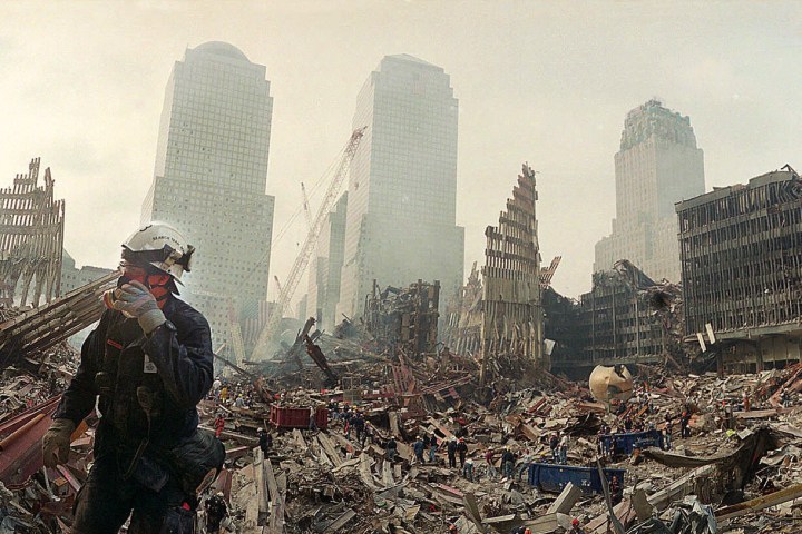 worker at the World Trade Center recovery operation